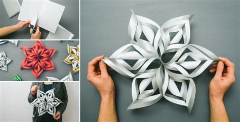 How To Make 3d Paper Snowflake Diy And Crafts Handimania Weddbook