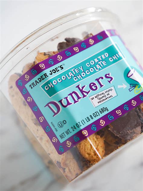 Trader Joe S Chocolatey Coated Chocolate Chip Dunkers Review Sweet On