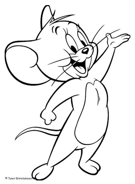 Tom Y Jerry Dibujos Para Imprimir Y Colorear Lamina 4