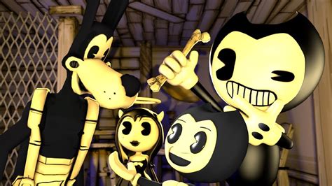 Boris Meets Bendy Family Sfm Bendy And The Ink Machine Animation