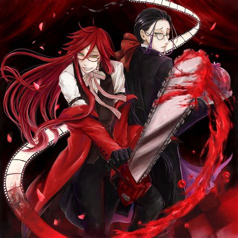 Black Butler Sebastian And Grell Hd Wallpaper Pxfuel