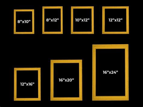 Standard Picture Frame Sizes Everything You Need To Know Design And Printing Company In Kwara
