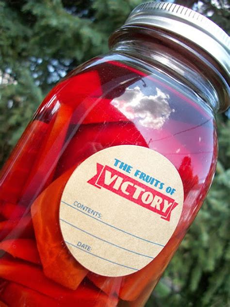 Colorful Adhesive Canning Jar Labels New Retro Kraft Victory Garden Salsa Canning Jar Labels
