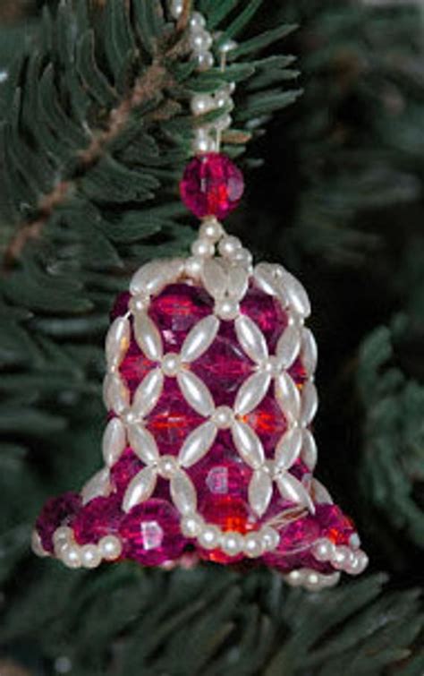 Pattern For Beaded Bell With Images Christmas Bead Beaded