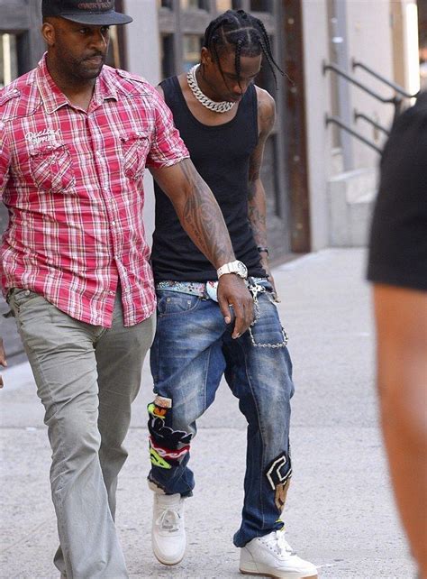 Take a closer look at the travis scott af1 cactus jack in gallery just below! Travis Scott Rocks Dsquared2 Jeans And Travis Scott X Nike ...