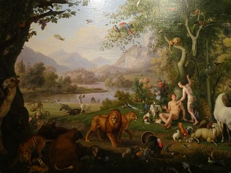 Adam And Eve In The Garden Of Eden Wenzel Peter Federica Flickr