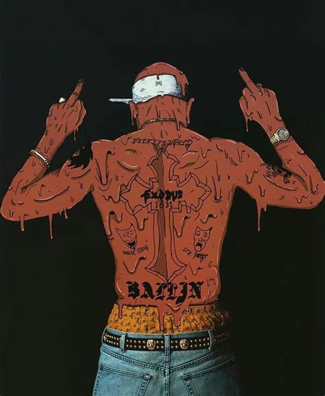 Tupac Art With Images Tupac Art Hip Hop Art Rapper Art