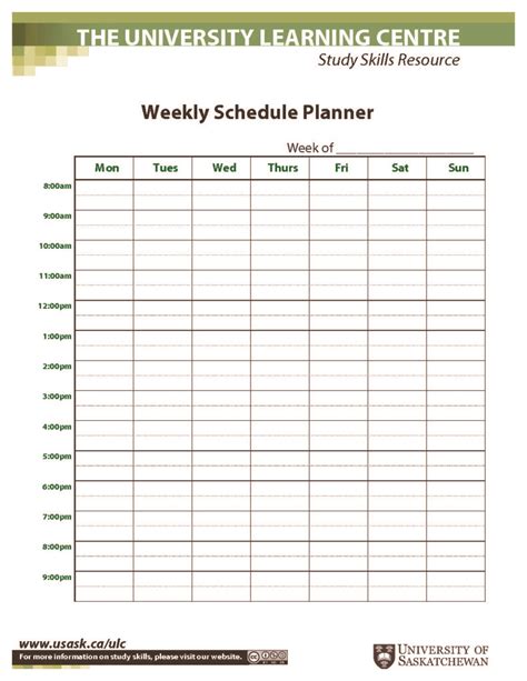 Download Blank School Schedule Template Doc Pdf Printable Teachers