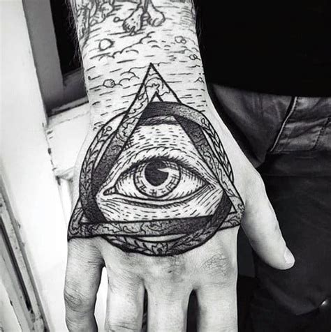 White ink cannot cover up black ink in its entirety. 60 Eye Of Providence Tattoo Designs For Men - Manly Ink Ideas