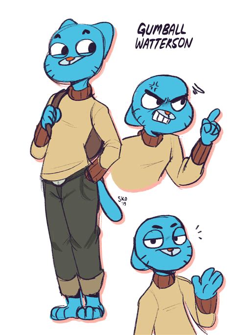 Experimenting With Cartoon Sketches This Week Figured Id Draw A Blue