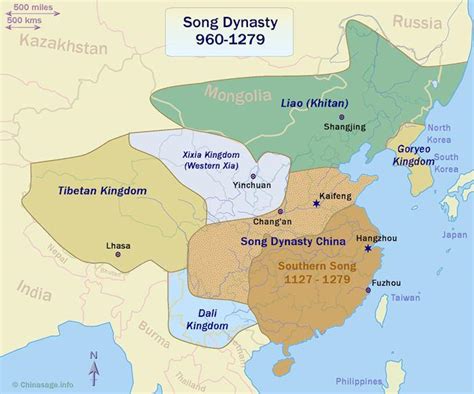 Tang And Song Dynasty Map