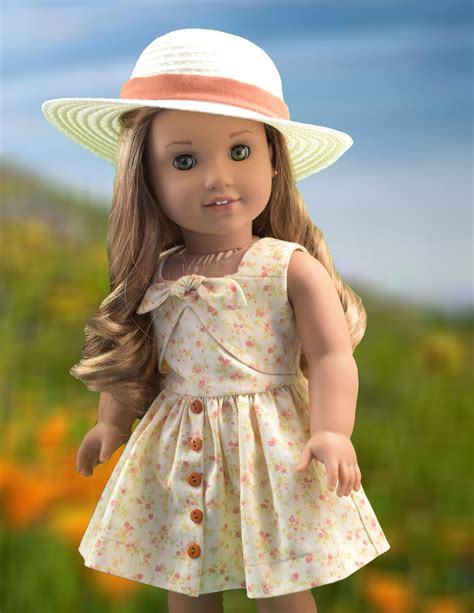 sofie s pleasant day sundress doll clothes american girl american doll clothes american girl