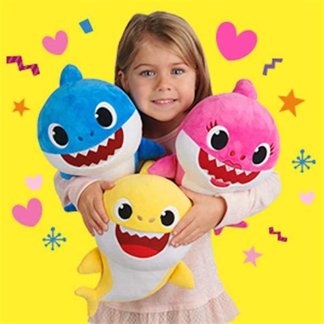 Pinkfong Baby Sharkdaddy Sharkmommy Shark Toys In Stockavailability