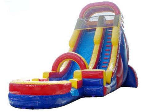 Moonwalk Usa 20 H Rainbow Screamer Inflatable Slide Wet Dry