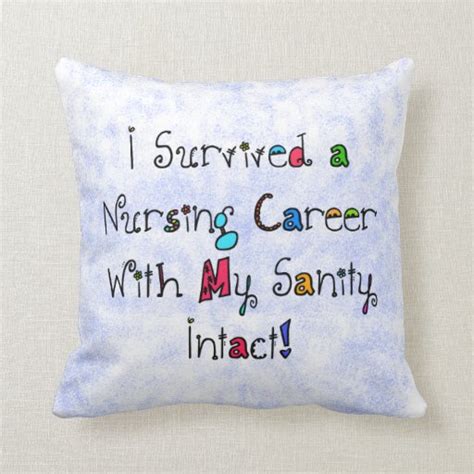 Funny Nurse Retirement Pillow Zazzle