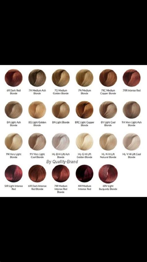 We hope that we understand more about the ion hair color chart and find out your best dye. Pin by Mirella Castro on Hair colors 2017 | Hair dye color ...