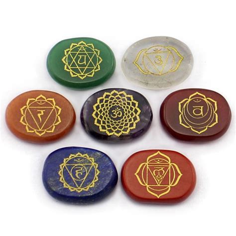 Chakra Stones Set For Healing Meditation Holisticlub