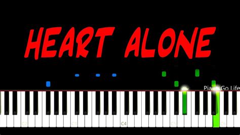Heart Alone Piano Tutorial Youtube