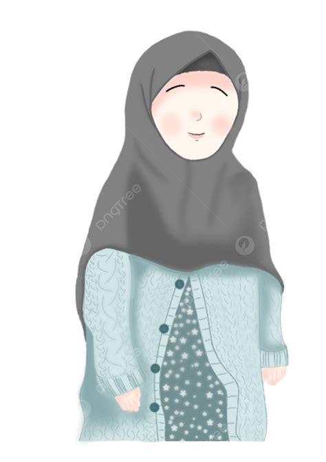 Muslimah Illustration Png Picture Cute Muslimah Syar I Illustration