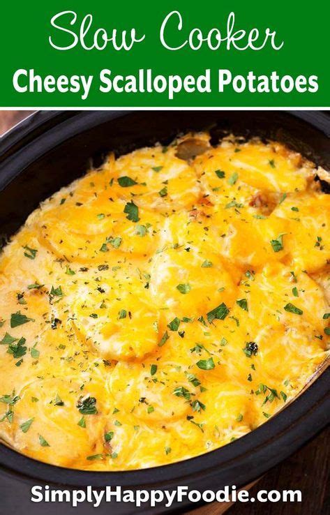 We can still enjoy all our favorite casserole recipes without ever turning the oven print this cheesy scalloped potatoes crock pot recipe below Best Crock Pot Scalloped Potatoes Recipe Ever : Slow ...