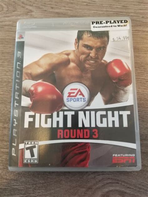 Fight Night Round 3 Boxing Sony Playstation 3 Ps3 2006 Cib Complete