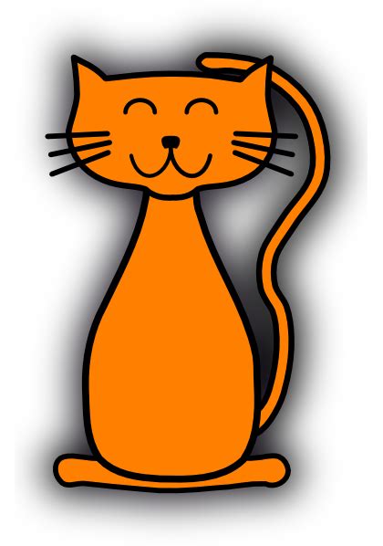Orange Cat Clip Art At Vector Clip Art Online Royalty Free
