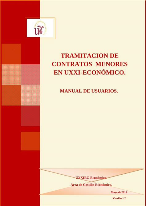 pdf tramitacion de contratos menores en uxxi econÓ es intervencion wp