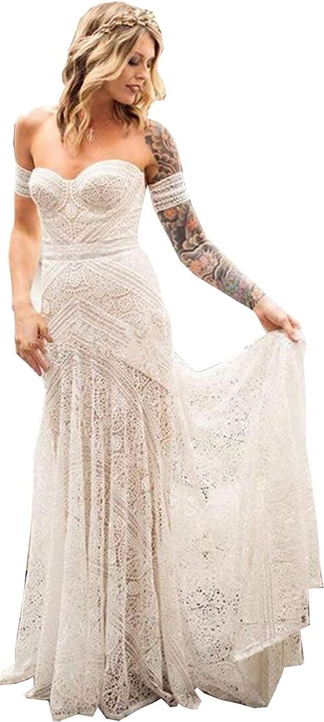 Melisa Boho Wedding Dresses With Detachable Arm Bands