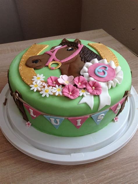 Horse Birthday Cake Decorated Cake By Jasmin Kiefer Cakesdecor