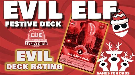 Festive Evil Elf League Deck Cards Universe And Everything Youtube