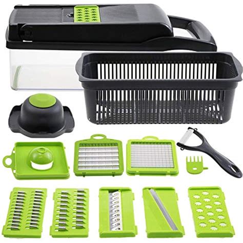 Newthinking Vegetable Choppers 14 In 1 Kitchen Mandolines Slicer With