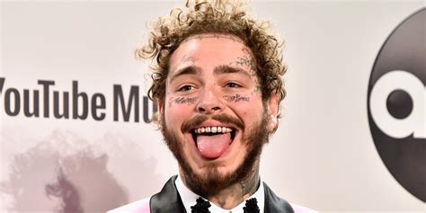 Post Malone Debuts Skeleton Tattoo On His Skull Post Malone Just Jared Celebrity News And
