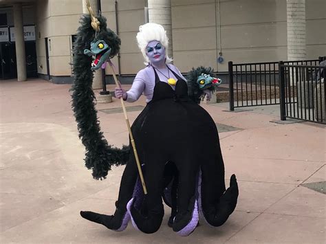 Best Ursula Cosplay Ever Diy Ursula Disneycostumes Tentacles Makeup Disneycosplay