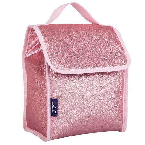 pink glitter lunch bag in 2021 insulated lunch bags lunch bag pink lunch bag