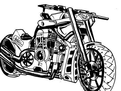 Motorcycle Drawing At Getdrawings Free Download