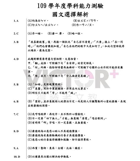 Pagesotherbrandwebsiteeducation website110學測成績 110學測落點分析 110學測題目 110學測答案 永康vip學測題目 學測答案 補習班 110學測題目學測答案. 【109學測】國文考科詳細解析 - 學測考題 | 大學問 - 升大學 找大學問