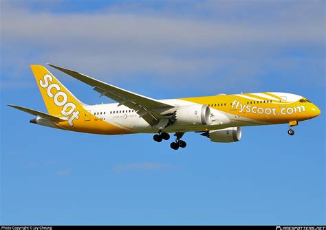 9v Ofa Scoot Boeing 787 8 Dreamliner Photo By Jay Cheung Id 1044838