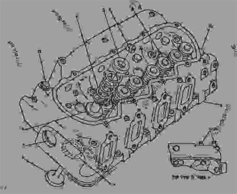 1w4241 Cylinder Head Group Track Type Loader Caterpillar 943 943