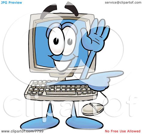 Explore a wide range of the best computer wave on aliexpress to find one that suits you! Clipart Picture of a Desktop Computer Mascot Cartoon ...