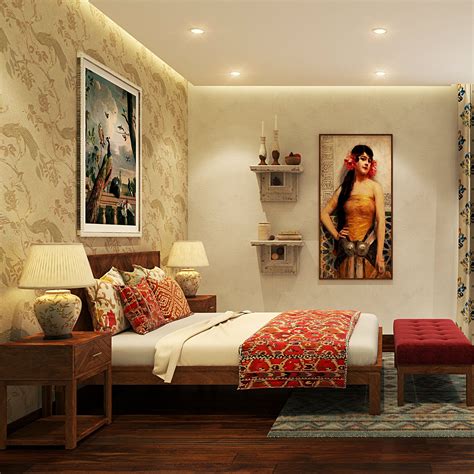 All about room decor @forthesakeofaesthetic for collabs—> dm use #roomdecorgoals for feature all organic followers! A classical bedroom with an artistic painting and ethnic ...
