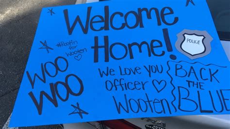 Injured Trooper Wooten Returns Home To Gaston County