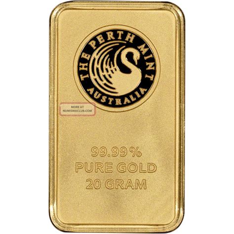 20 Gram Gold Bar Perth 99 99 Fine In Assay