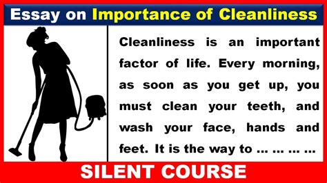 Essay On Cleanliness For Class 4