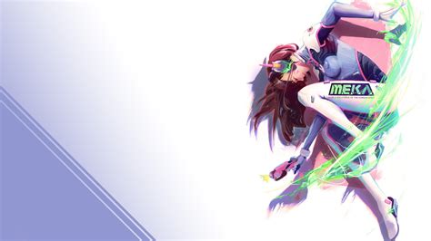 Overwatch Dva Hd Wallpaper Background Image