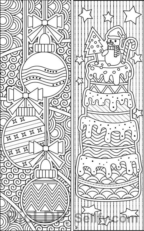 The bookmarks feature animals in santa hats, presents, christmas treats, and more with positive messages about books and reading. Set of 8 Christmas Coloring Bookmarks | Coloring bookmarks ...