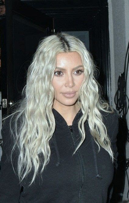 Kim Kardashian Silver Hair Wedding