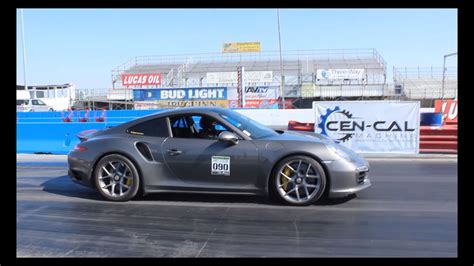 1100 Hp Porsche 911 Turbo Almost Takes Off During Drag Launch