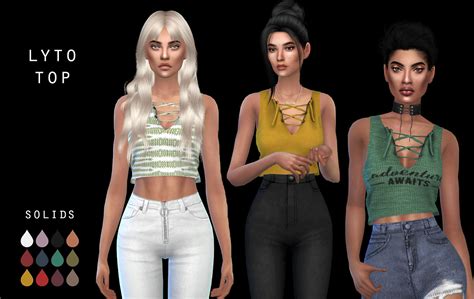 Sims 4 Cc Finds — Leo Sims 20 Swatches 12 Solids 8 Patterns