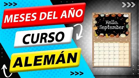 🇩🇪 Los Meses Del Año En AlemÁn 💛 Youtube