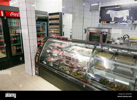 Fully stocked butchery and deli section at local Pick n Pay grocery